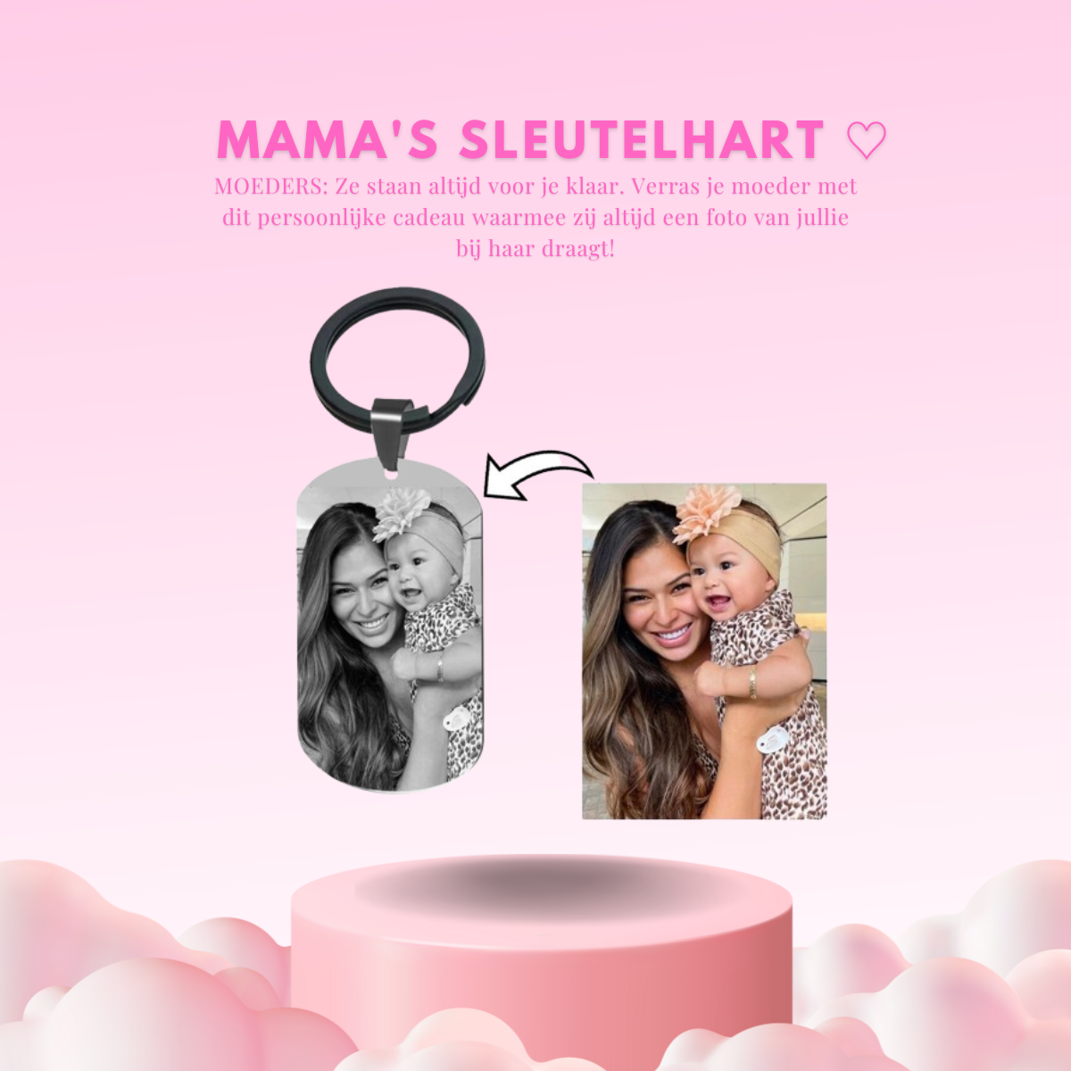 Jouw Sleutelhart || Het perfecte cadeau!✨ - Jouw Foto Shop